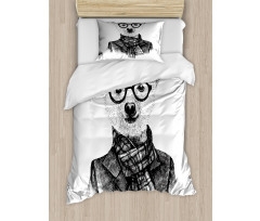 Sketch Bear Duvet Cover Set