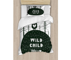 Wild Child and Bear Duvet Cover Set