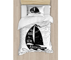 Say Yes to Adventure Duvet Cover Set