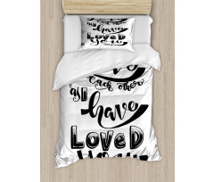 Love Each Other Duvet Cover Set