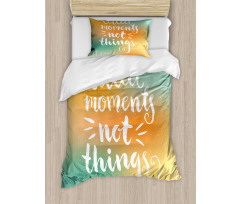 Romantic Saying Design Duvet Cover Set