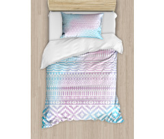 Triangles Zigzag Stripes Duvet Cover Set