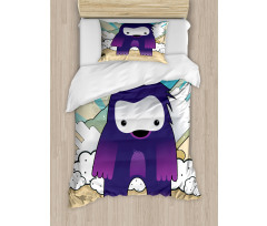 Japanese Manga Monster Duvet Cover Set