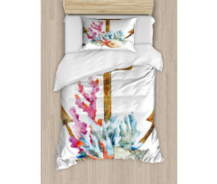 Watercolor Starfish Duvet Cover Set