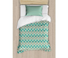 Angular Stripes Pattern Duvet Cover Set