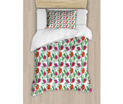 Romantic Spring Petals Duvet Cover Set