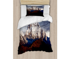 Panoramic Dhaulagiri Duvet Cover Set