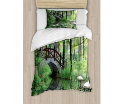 Park in South China Duvet Cover Set