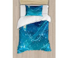 Full Moon Open Sky Duvet Cover Set