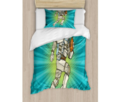 Astronaut Athlete Sports Duvet Cover Set