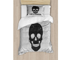 Skull in Crown Duvet Cover Set