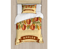 Vintage Apple Harvest Duvet Cover Set