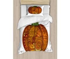 Style Pumpkin Duvet Cover Set