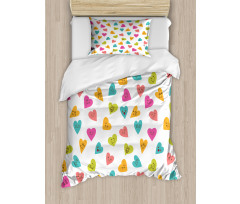 Smiley Heart Duvet Cover Set