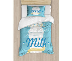 Splashing Milk Jar Duvet Cover Set