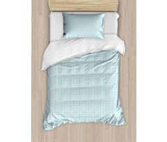 Nested Square Shapes Duvet Cover Set