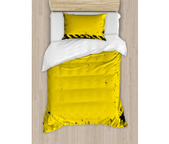 Hazard Caution Duvet Cover Set