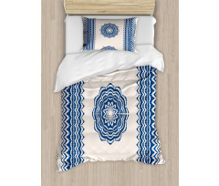 Oriental Zigzag Ethnic Duvet Cover Set