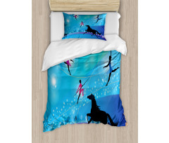 Trapeze Artists Horse Duvet Cover Set