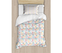 Long and Short Socks Duvet Cover Set