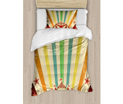 Old Circus Fair Duvet Cover Set