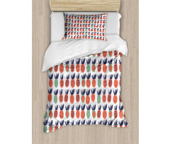 Triangles and Lines Duvet Cover Set