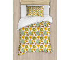 Retro Fresh Nature Theme Duvet Cover Set