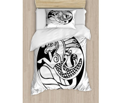 Druidic Unicorn Duvet Cover Set