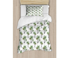 Retro Tropical Jungle Duvet Cover Set