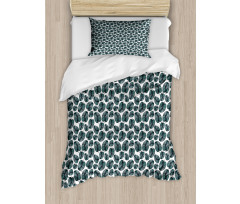 Abstract Exotic Plants Duvet Cover Set