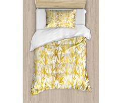 Tropic Bamboo Leaves Duvet Cover Set