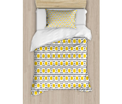 Egg Yolk Polka Dots Duvet Cover Set