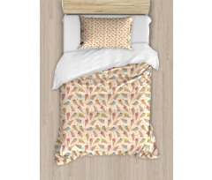 Waffle Cone Ice Creams Duvet Cover Set