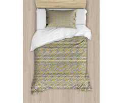 Bananas on Stripes Duvet Cover Set