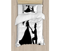 Marriage Proposal Duvet Cover Set