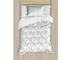 Twiggy Rose Branches Duvet Cover Set
