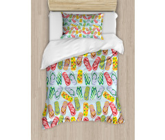 Slippers Duvet Cover Set