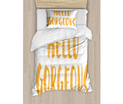 Font Duvet Cover Set