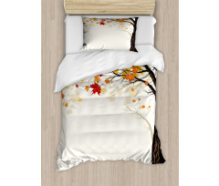 Semtember Maple Leaves Duvet Cover Set