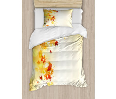 Flying Leaves Season Duvet Cover Set