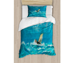 Sail in Stormy Weather Duvet Cover Set