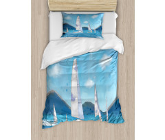 Sailing Landscape Duvet Cover Set