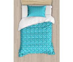 Turtles and Sea Horses Duvet Cover Set