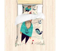 Potbelly Sailor Duvet Cover Set