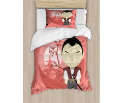 Funny Japan Cartoon Duvet Cover Set