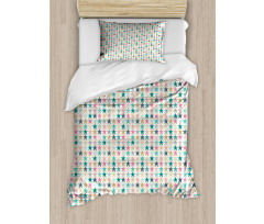 Doodle Stars and Dots Duvet Cover Set