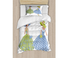 Dressed 2 Women Duvet Cover Set