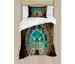 Fantasy Clock Tower Duvet Cover Set