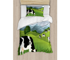 Agriculture Landscape Duvet Cover Set