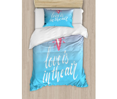 Love is in Air Romantic Duvet Cover Set